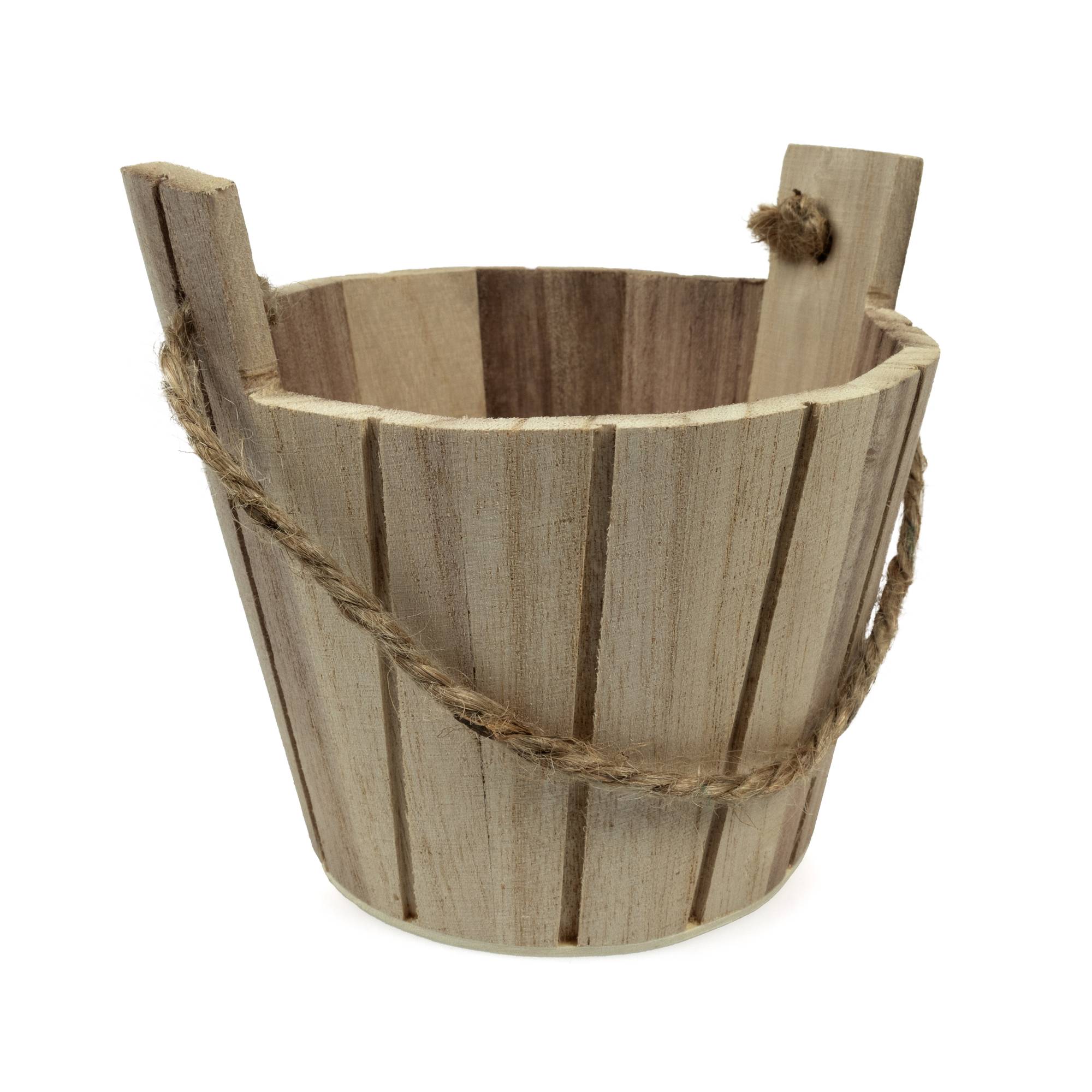Wooden Bucket 13cm