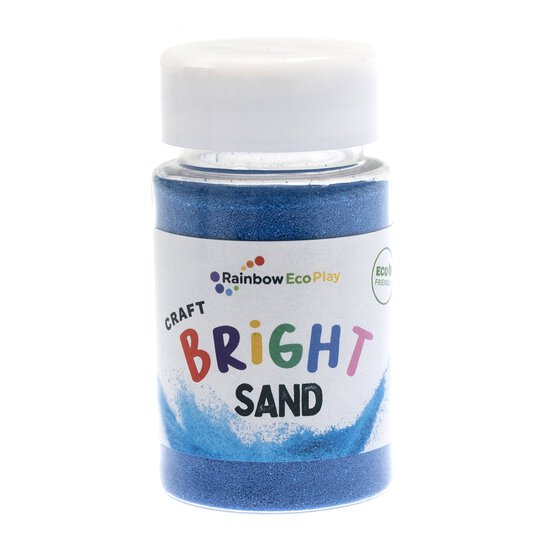 Rainbow Eco Play Blue Sand Shaker Bottle 90g