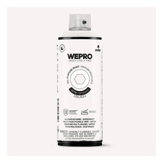 MTN WEPRO Stellar White Satin All-Purpose Paint 400ml