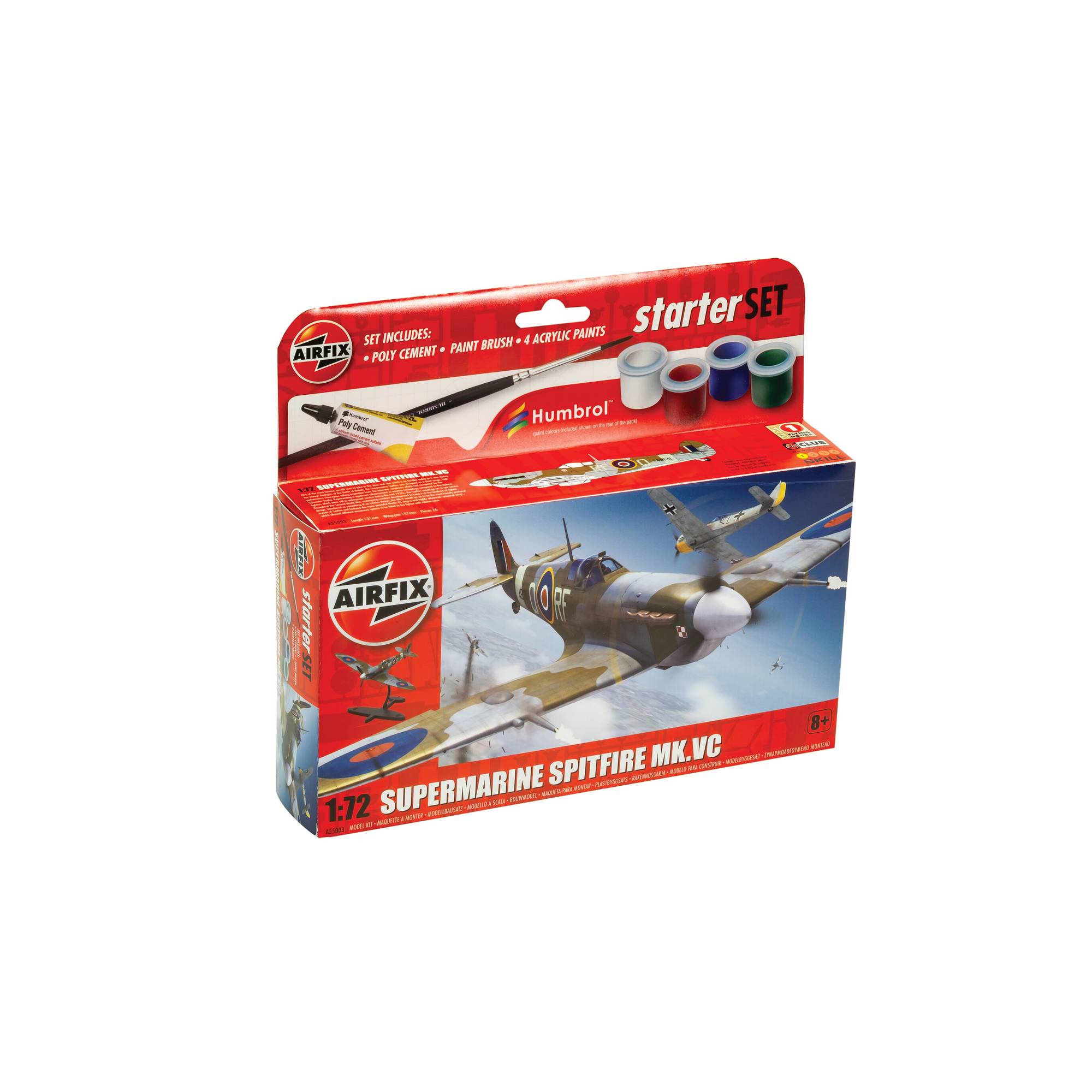 Airfix Supermarine Spitfire Mk.Vc Starter Set 1:72