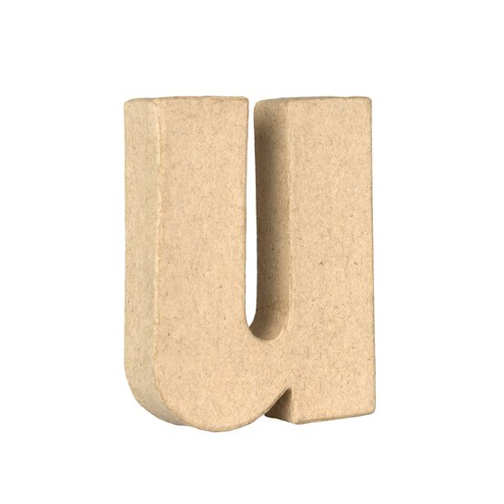 Lowercase Mini Mache Letter U