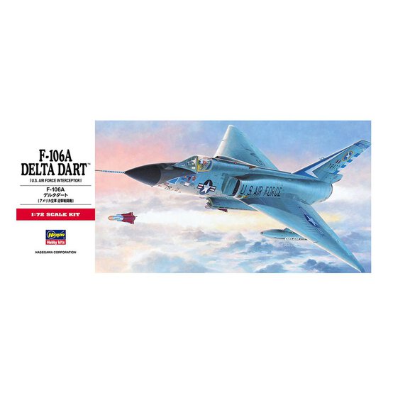 Hasegawa F-106A Delta Dart Model Kit 1:72