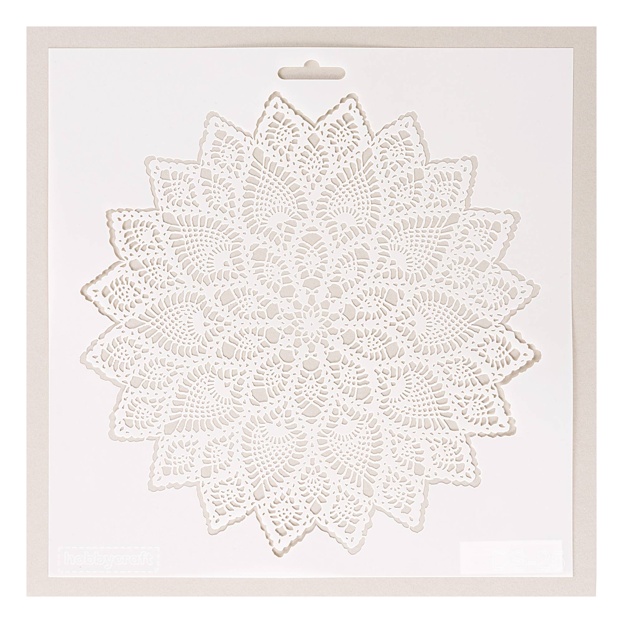 Mandala Stencil 25cm x 25cm