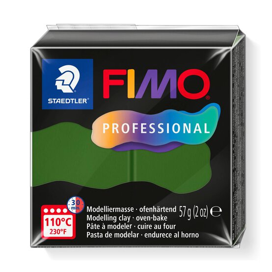Fimo Professional Leaf Green Modelling Clay 57g