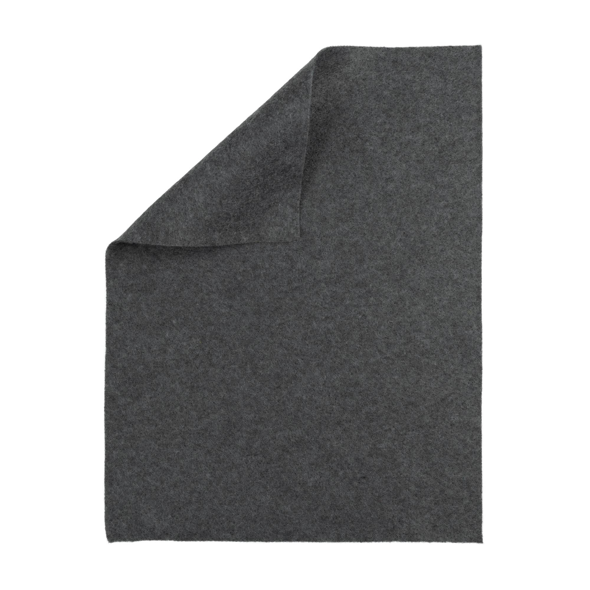Charcoal Polyester Felt Sheet A4