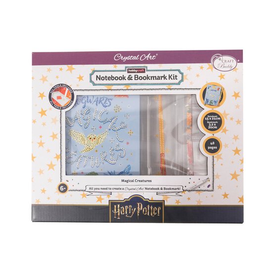Crystal Art Harry Potter Magical Creatures Notebook Kit