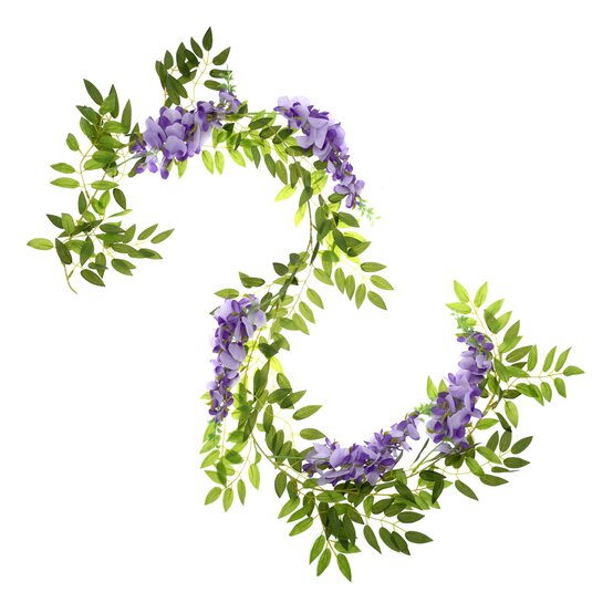 Lilac Wisteria Garland 1.8m
