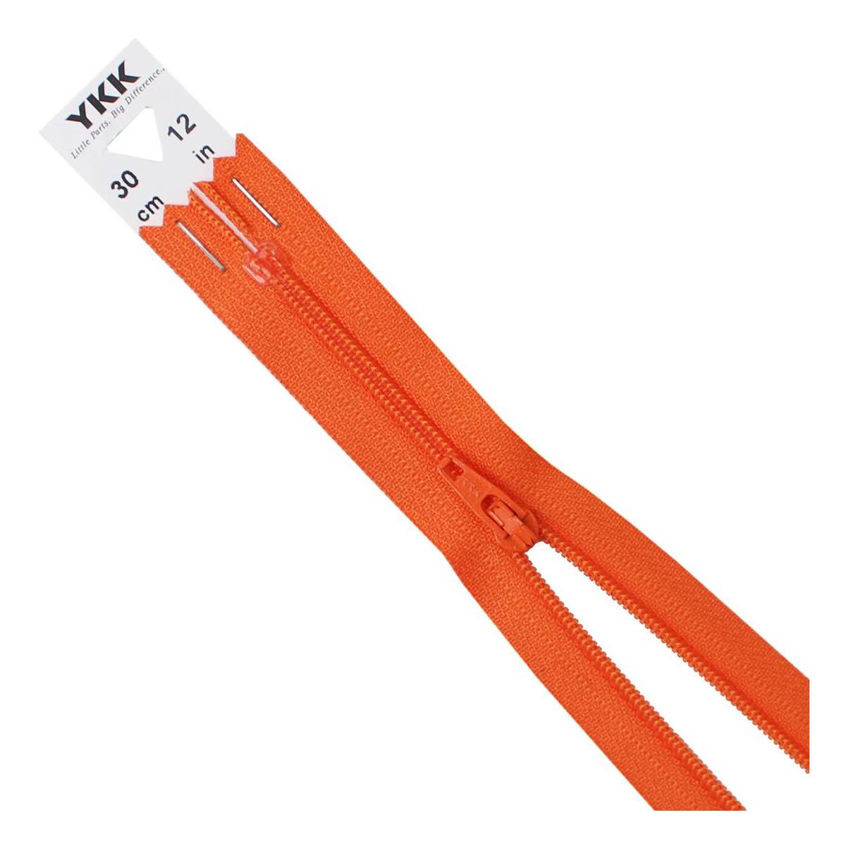 YKK Orange Dress and Skirt Zip 30cm