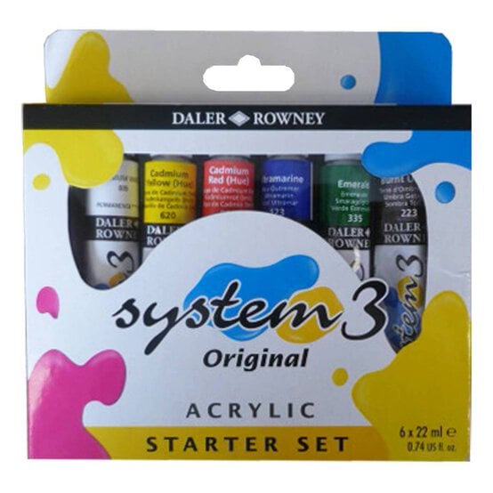 Daler-Rowney System3 Acrylic Starter Set