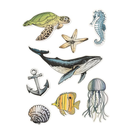 Ocean Card Toppers 8 Pack
