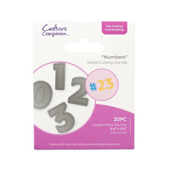 Gemini Numbers Mini Die Set 20 Pieces