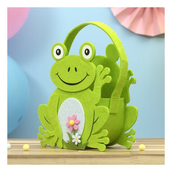 Frog Felt Bucket