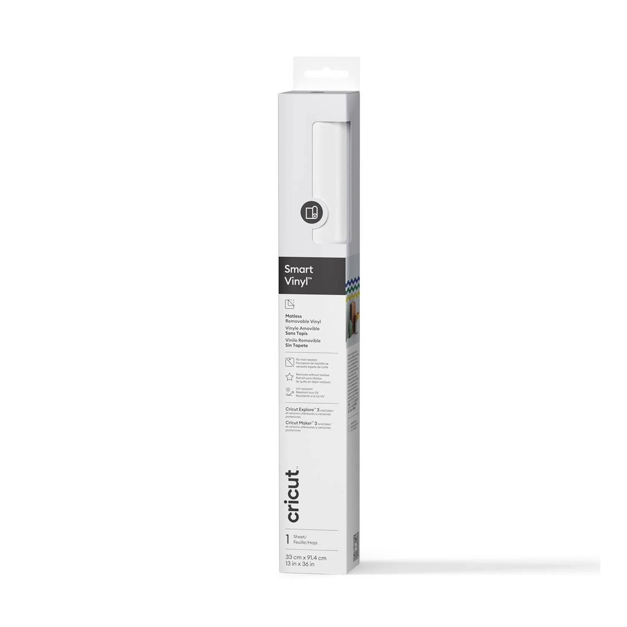 Cricut White Removable Smart Vinyl 13 x 36 Inches