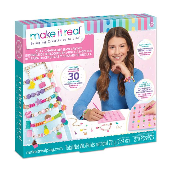 Make It Real Clay Charm DIY Jewellery Kit
