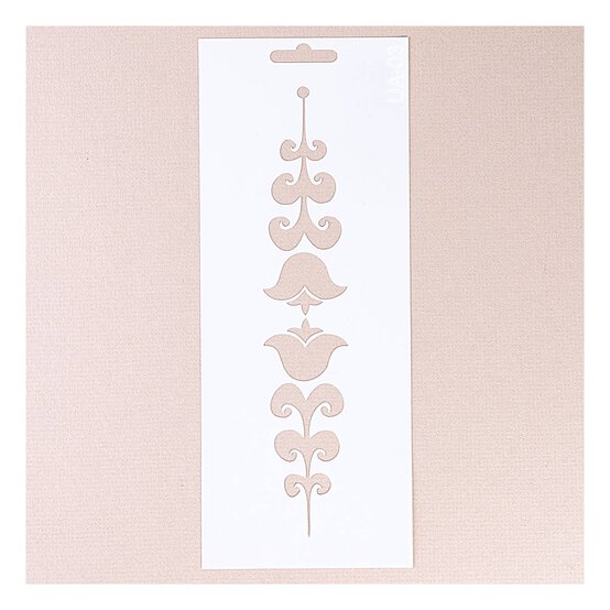 Tulip Stencil 10cm x 25cm