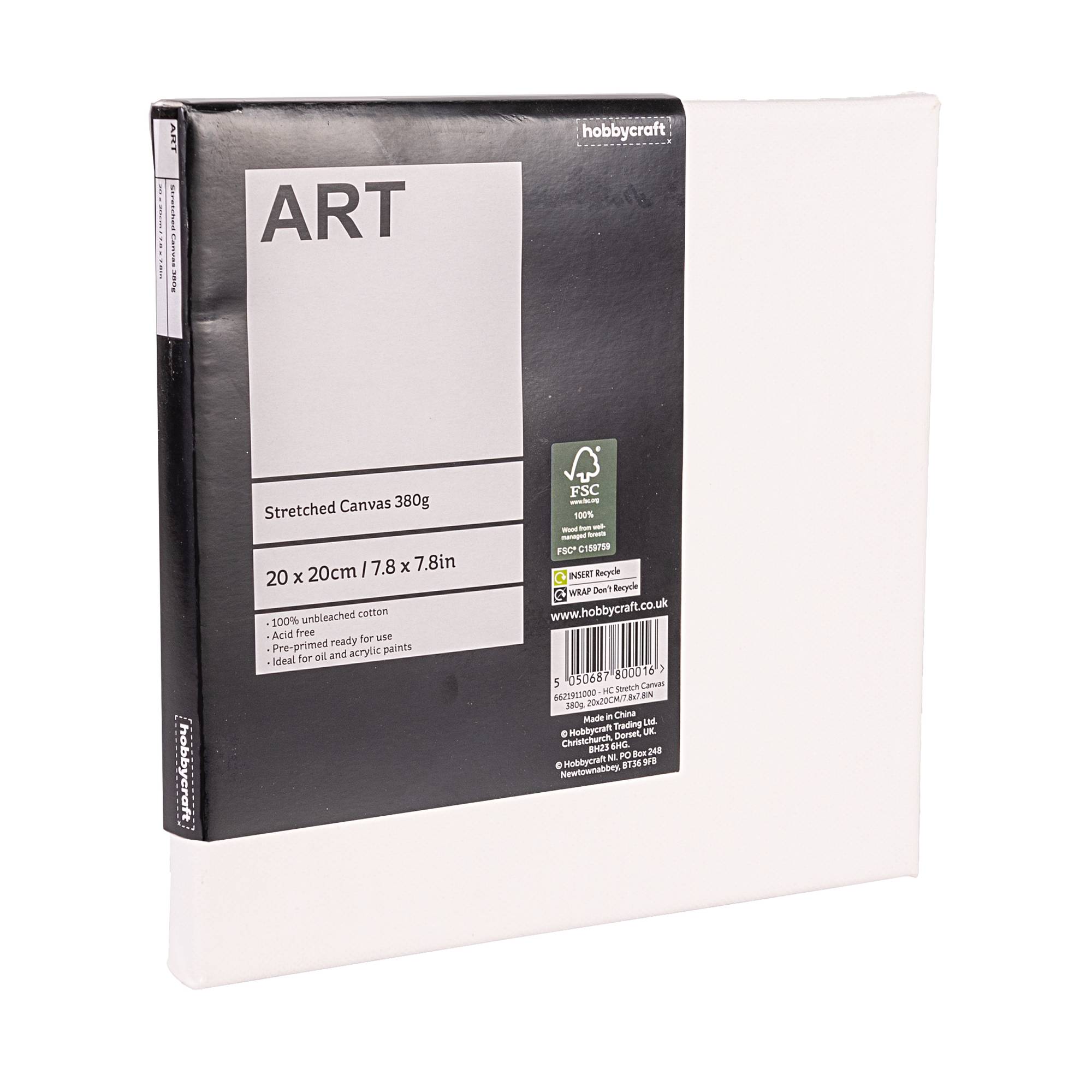 Stretched Canvas 20cm x 20cm