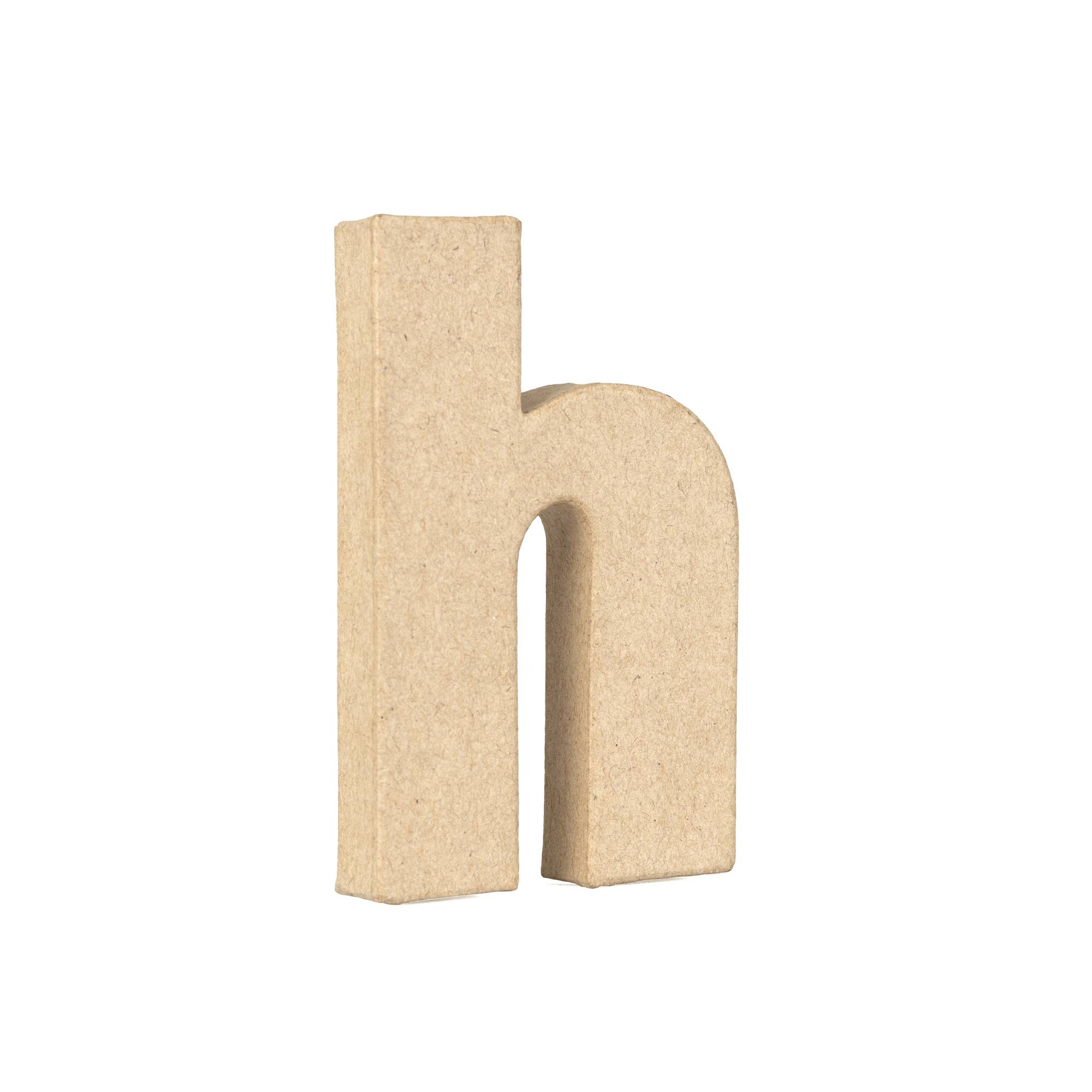 Lowercase Mini Mache Letter H