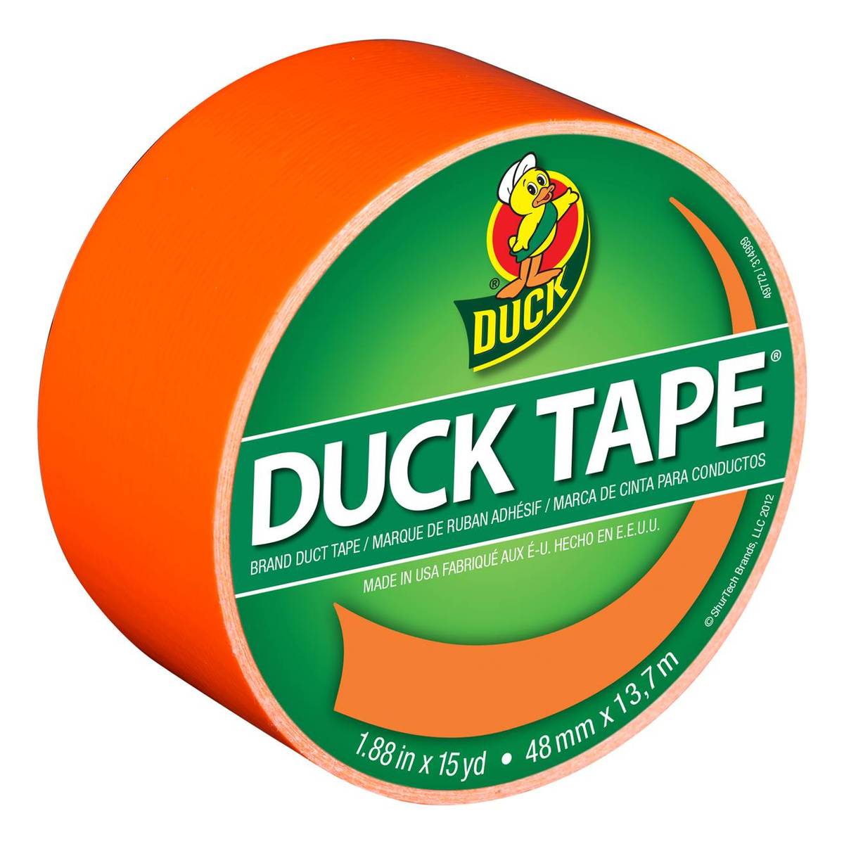 Orange Duck Tape 4.8cm x 13.7m
