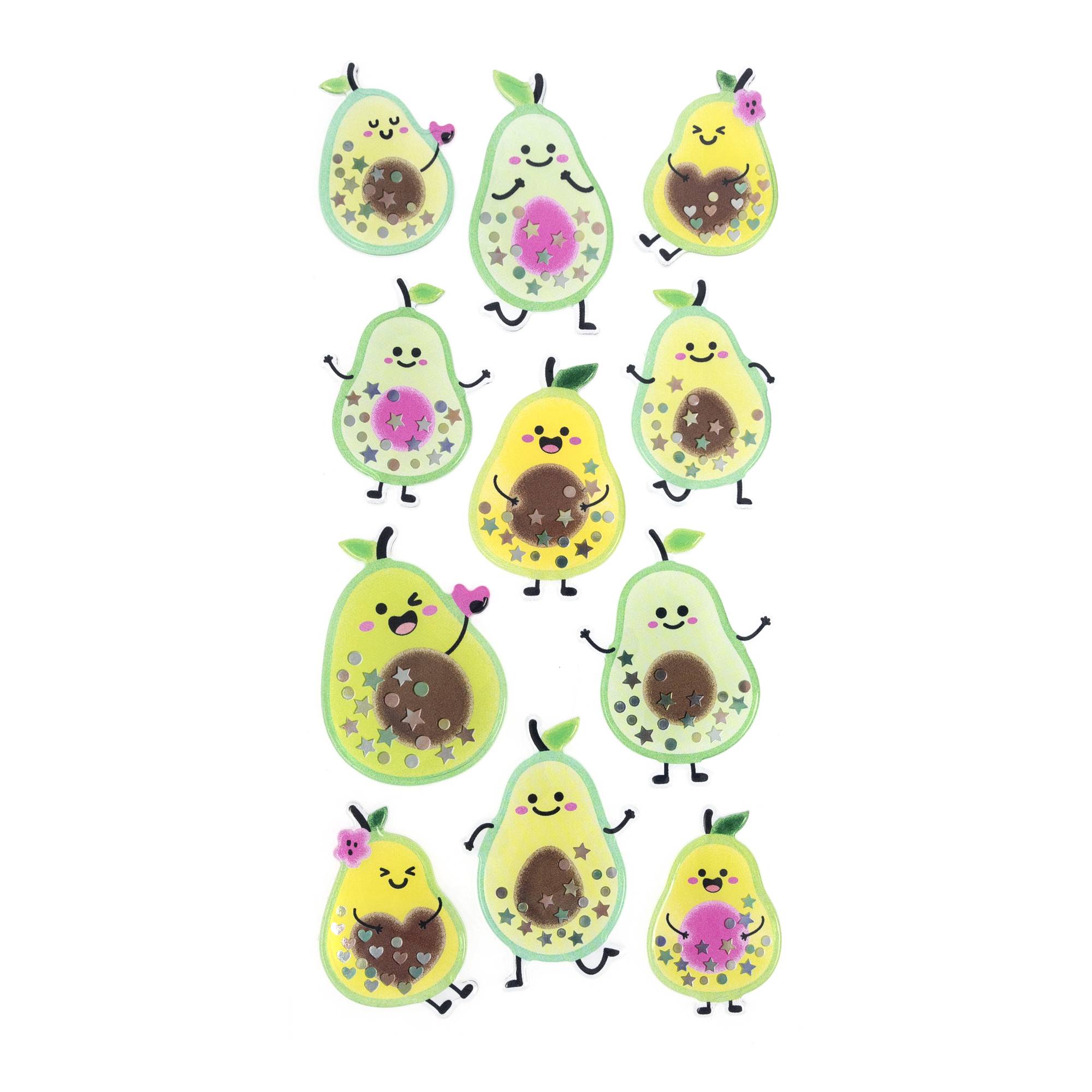 Avocado Gel Stickers