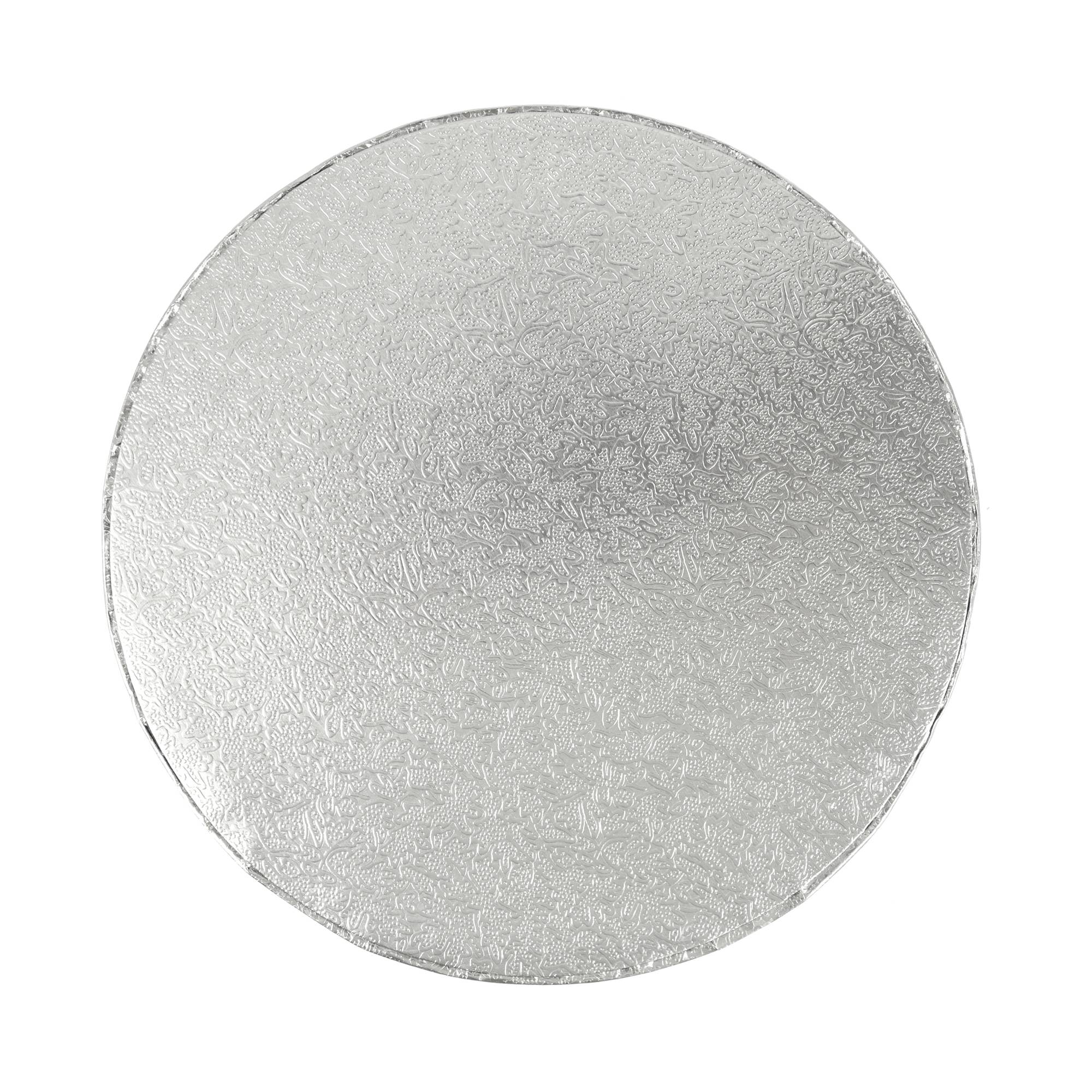 Silver Round Cake Drum 6 Inches