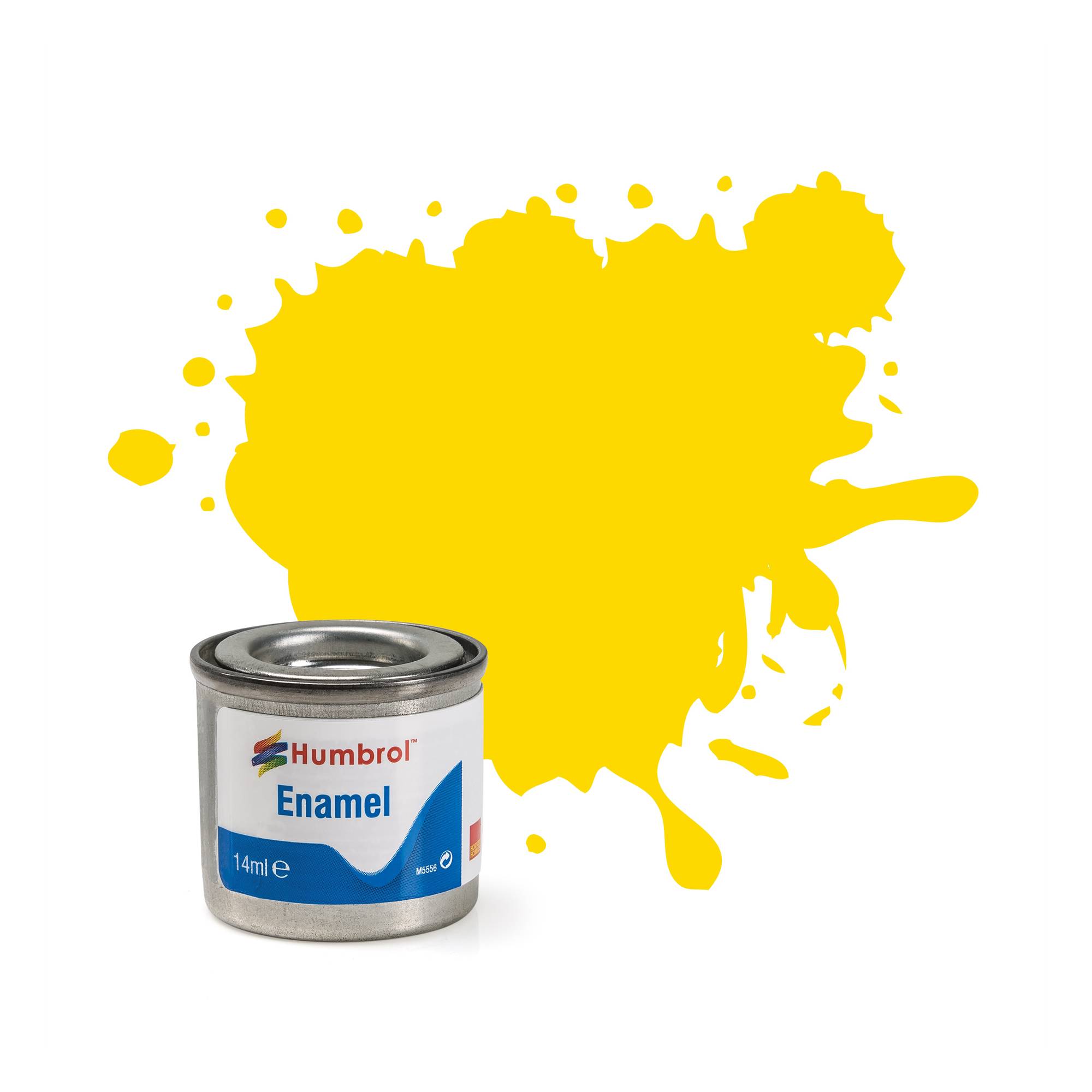 Humbrol 69 Yellow Enamel Gloss Paint 14ml