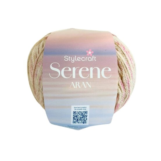 Stylecraft Peaceful Pink Serene Aran 100g