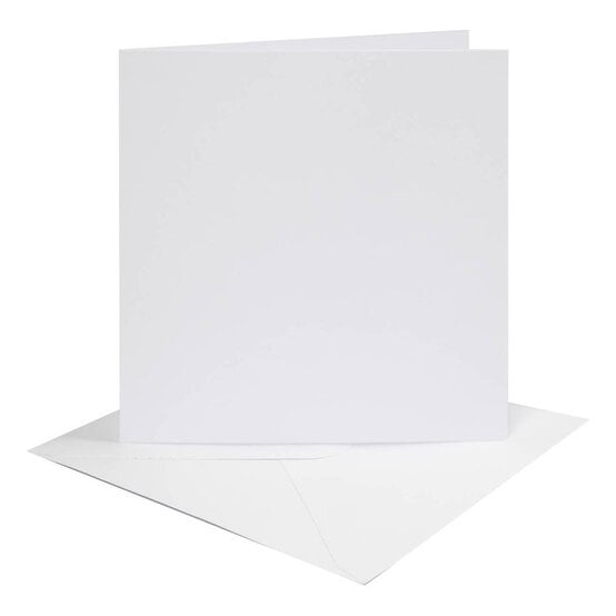 White Cards6 x 6 Inches 4 Pack