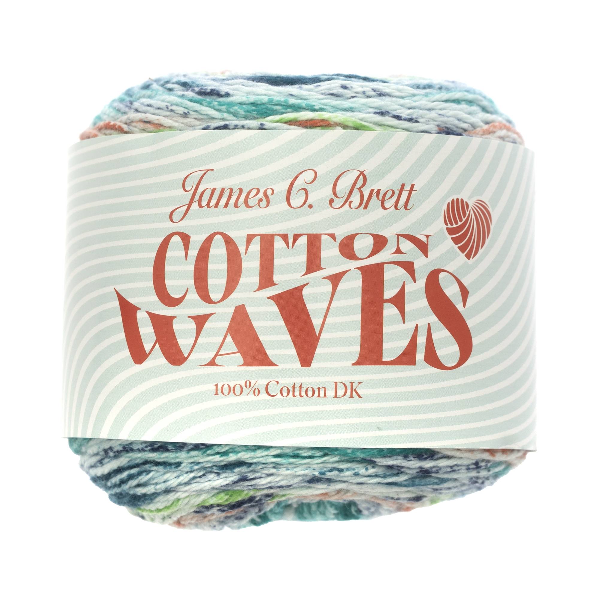 James C Brett Hint of Autumn Cotton Waves DK 100g