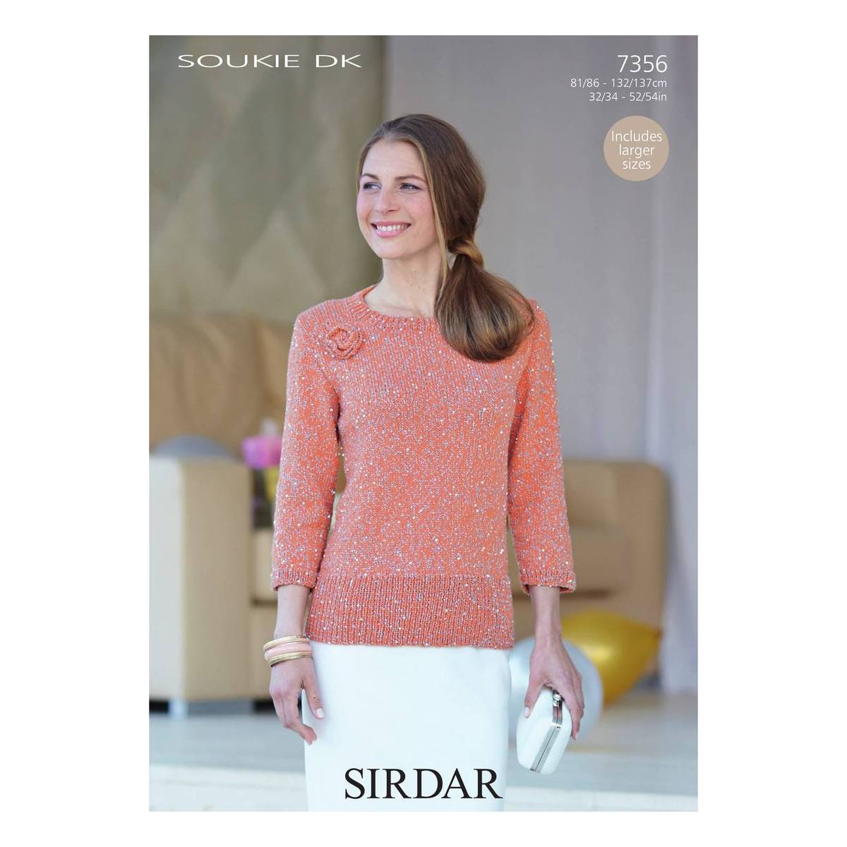 Sirdar Soukie DK Top Digital Pattern 7356