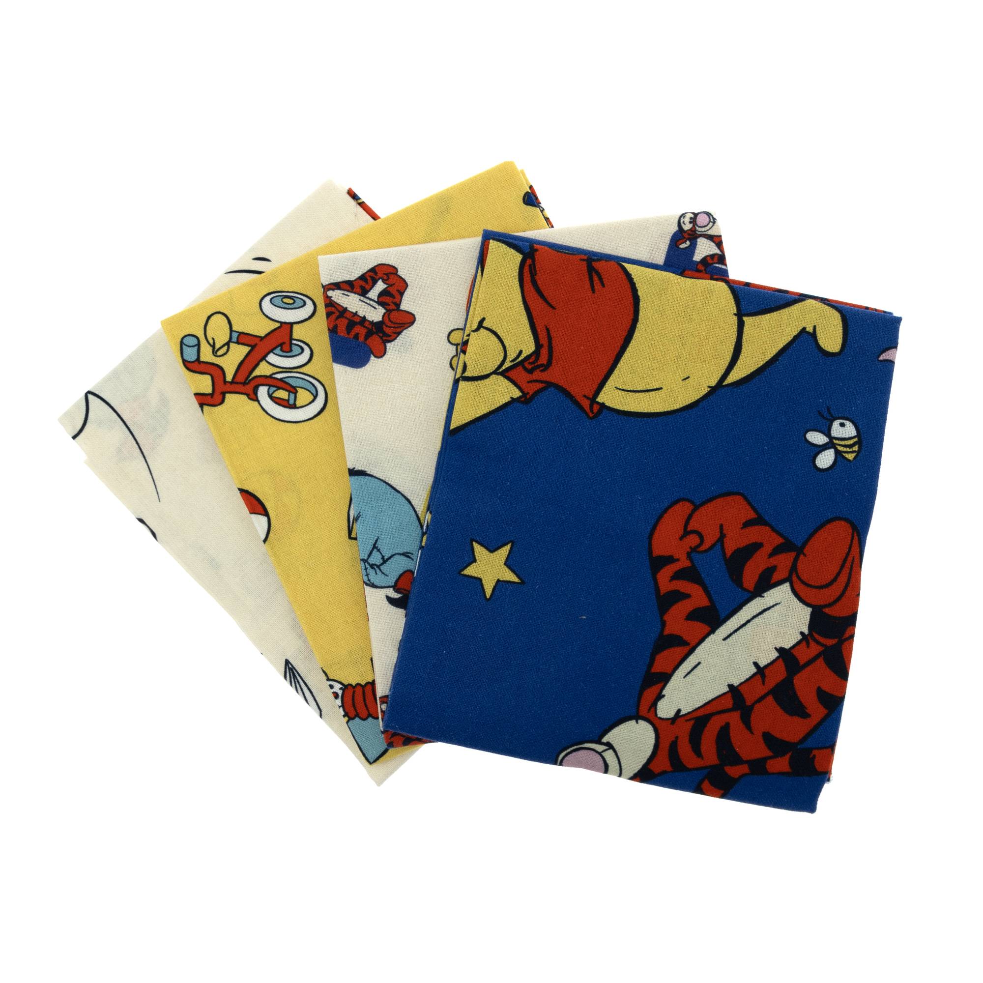 Winnie the Pooh Back to Nursery Fat Quarters 4 Pack