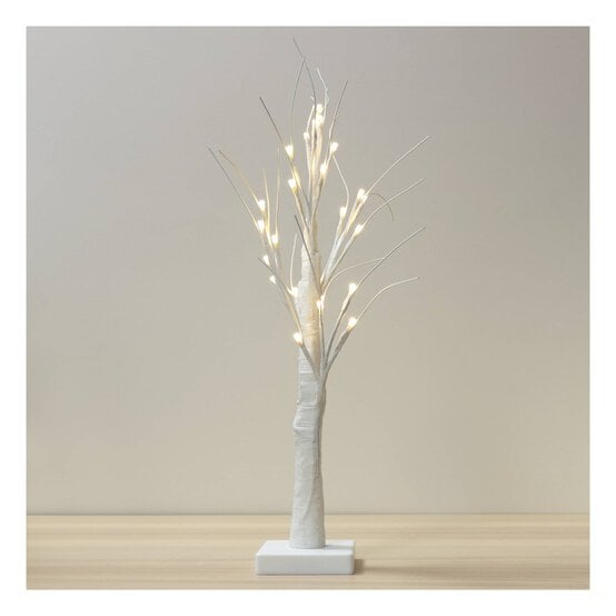 White LED Twig Tree 60cm