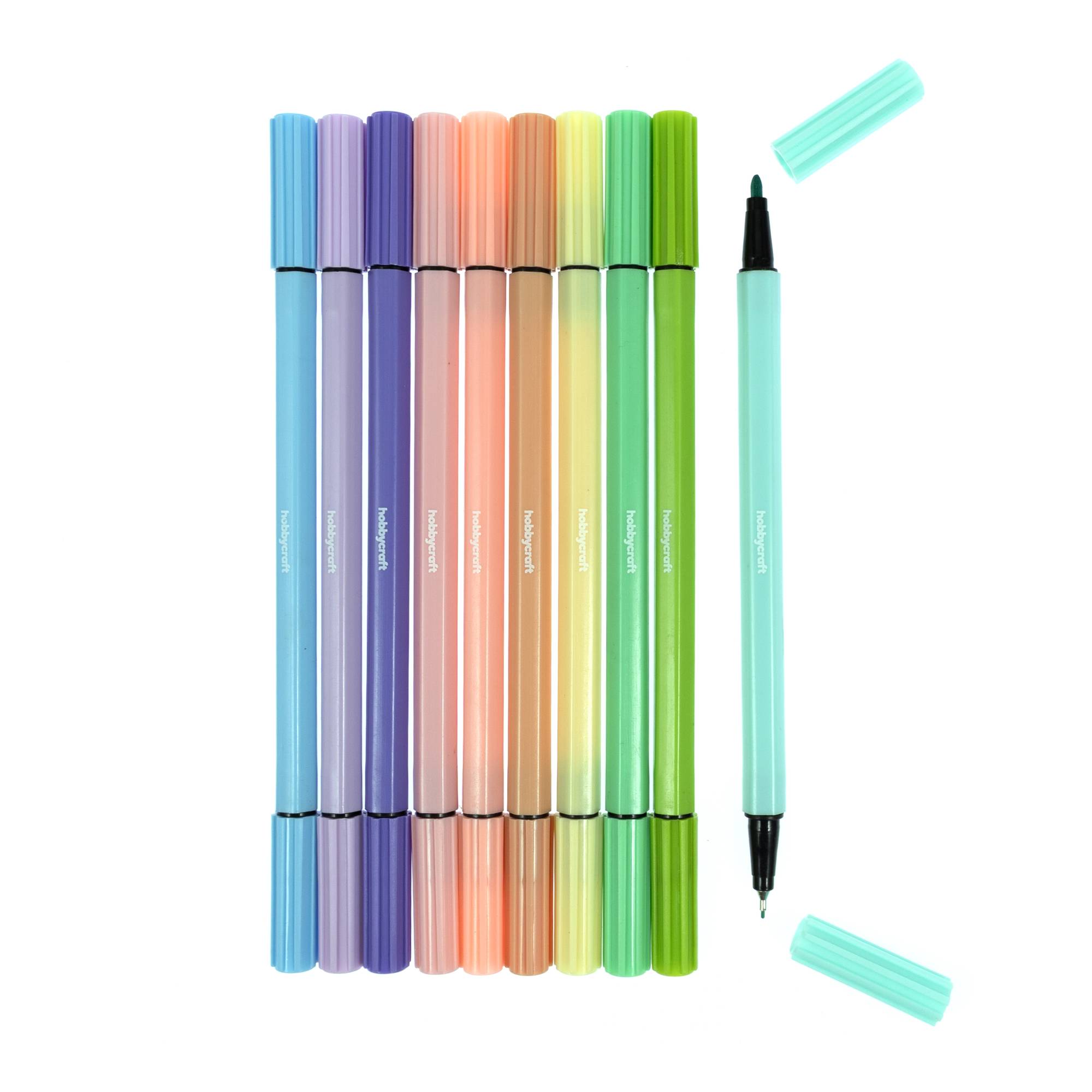 Pastel Dual Tip Markers 10 Pack