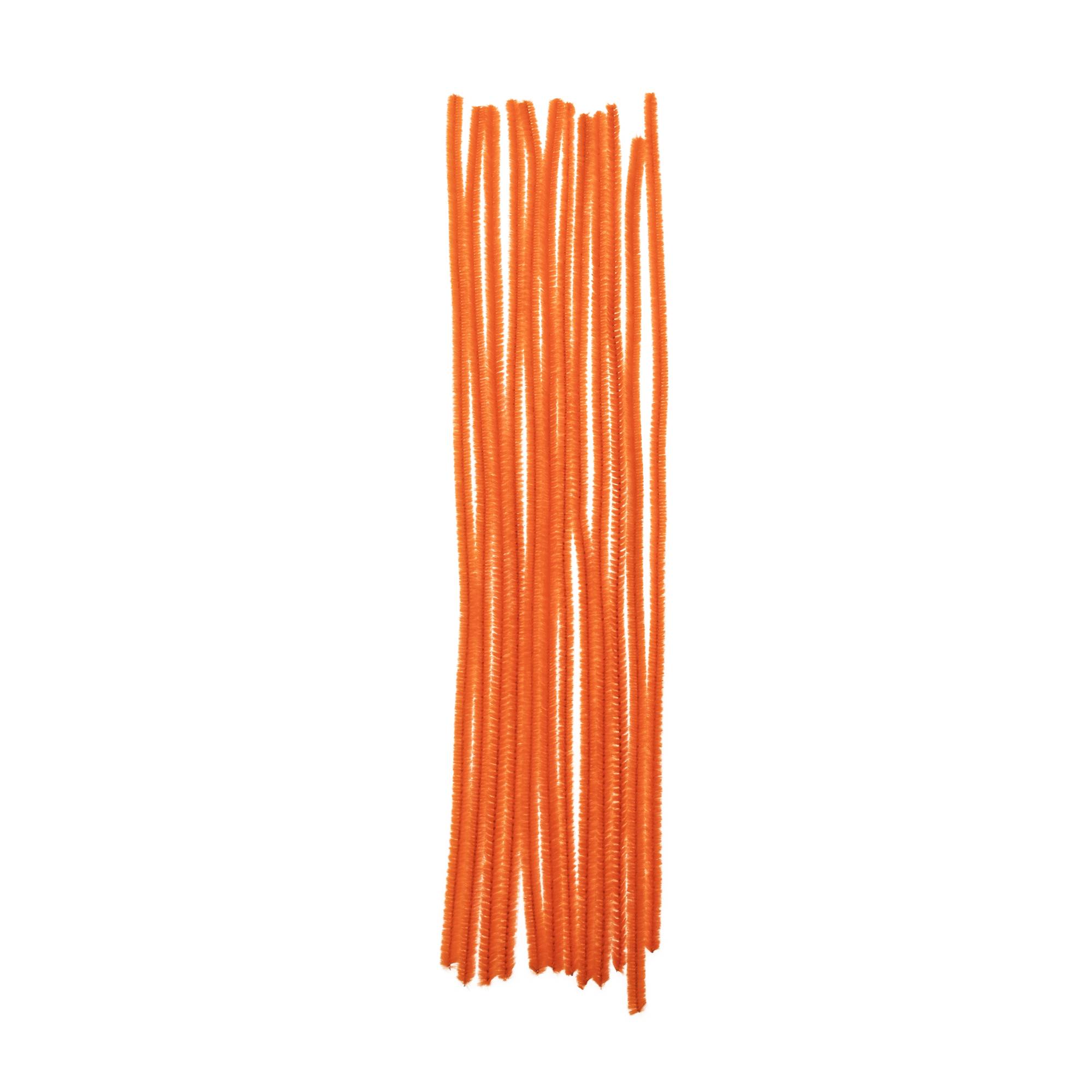 Orange Pipe Cleaners 12 Pack