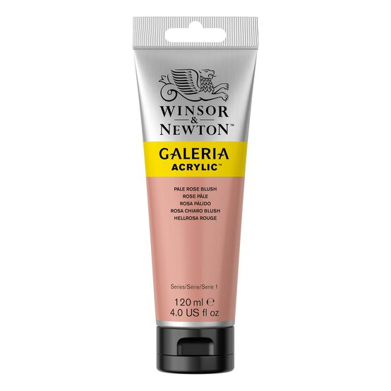 Winsor & Newton Galeria Pale Rose Acrylic Paint 120ml