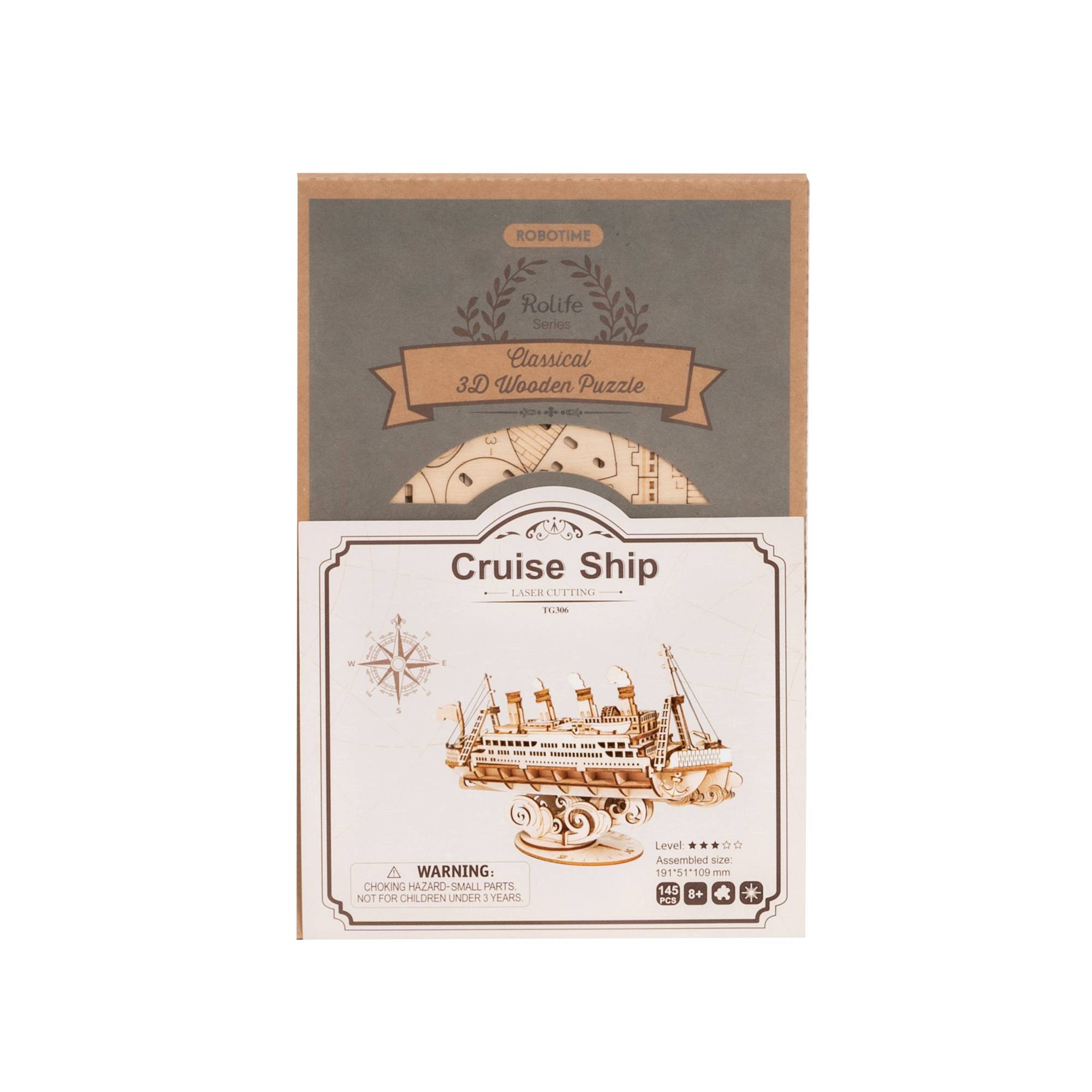 Rolife Cruise Ship 3D Puzzle Kit