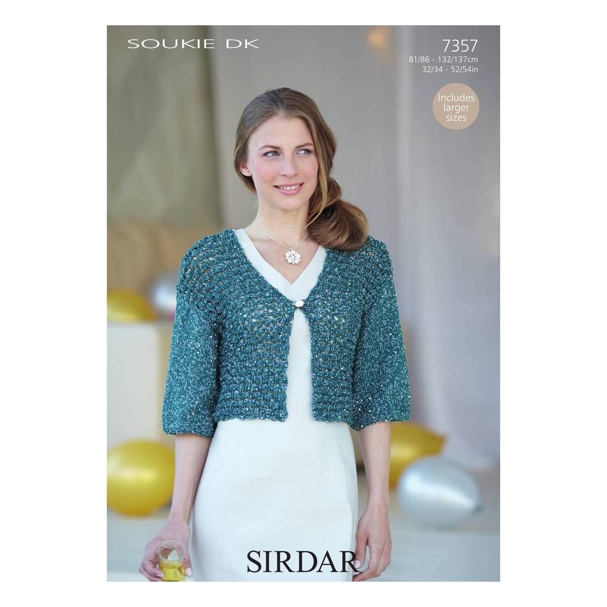 Sirdar Soukie DK Ladies' Jacket Digital Pattern 7357