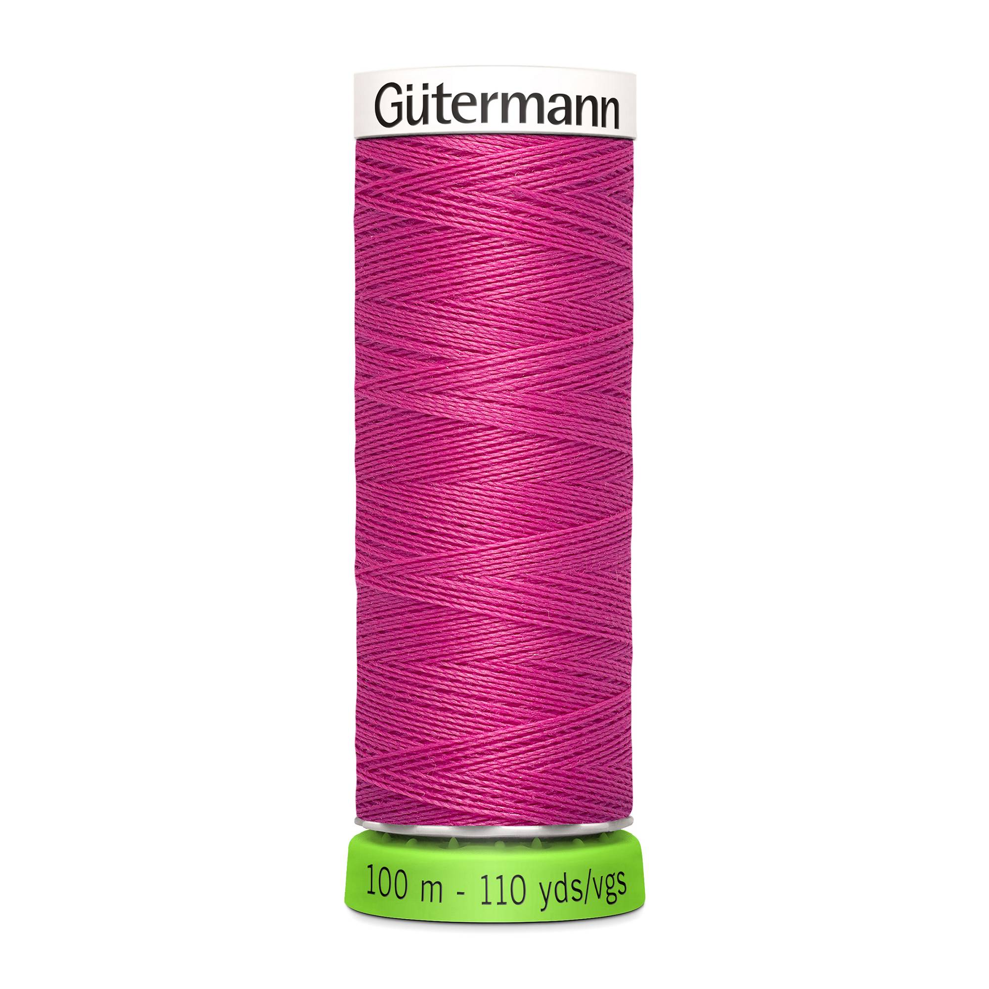 Gutermann Dark Pink Sew All Recycled rPET Thread 100m (733)