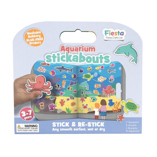 Aquarium Stickabouts Reusable Stickers
