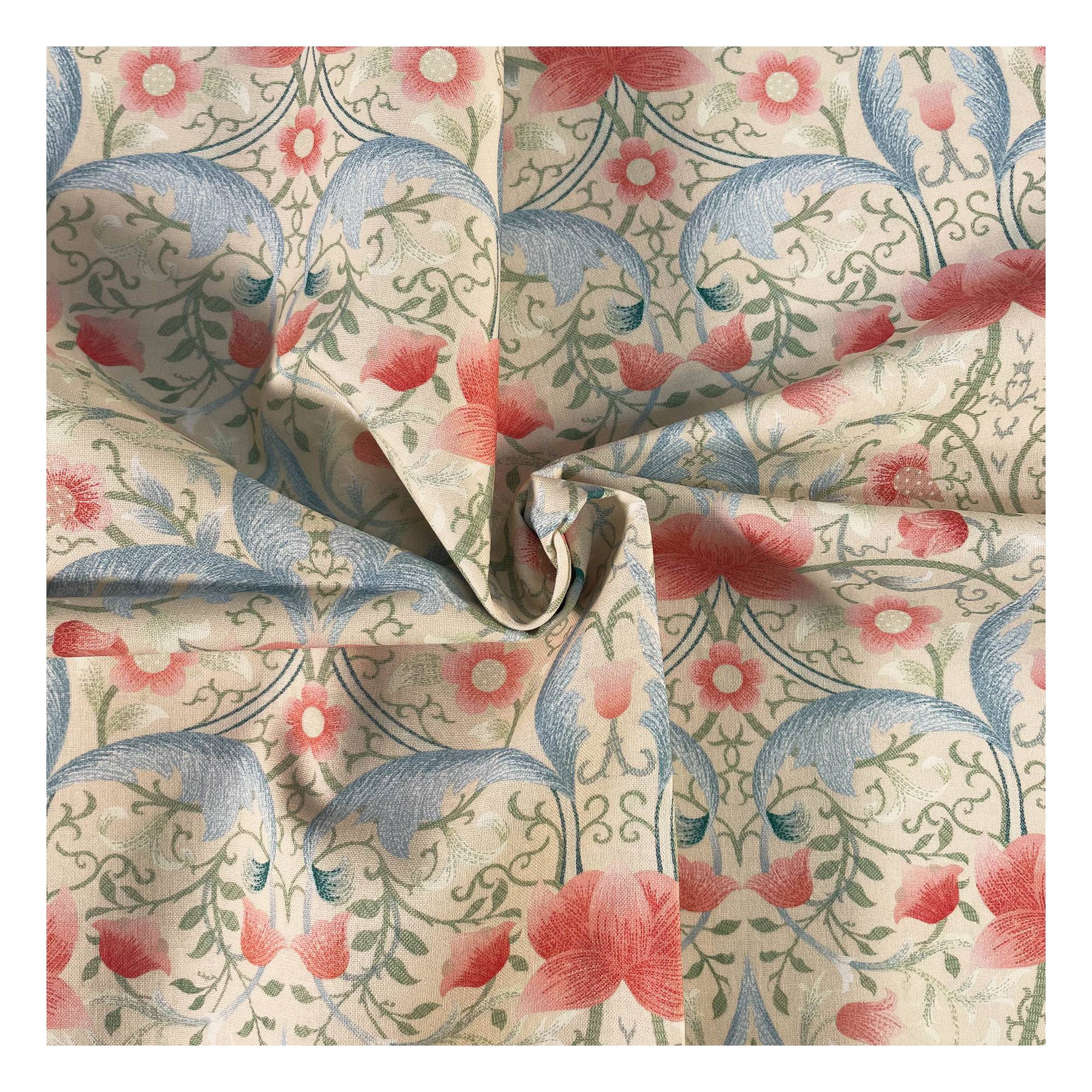 William Morris Acanthus Cotton Fabric by the Metre