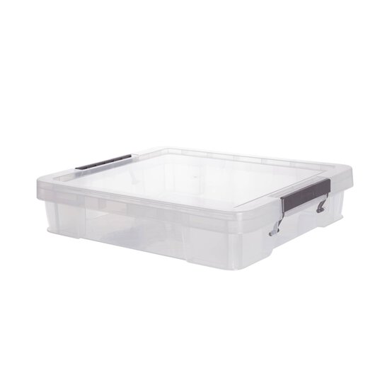 Whitefurze Allstore 9 Litre Clear Storage Box