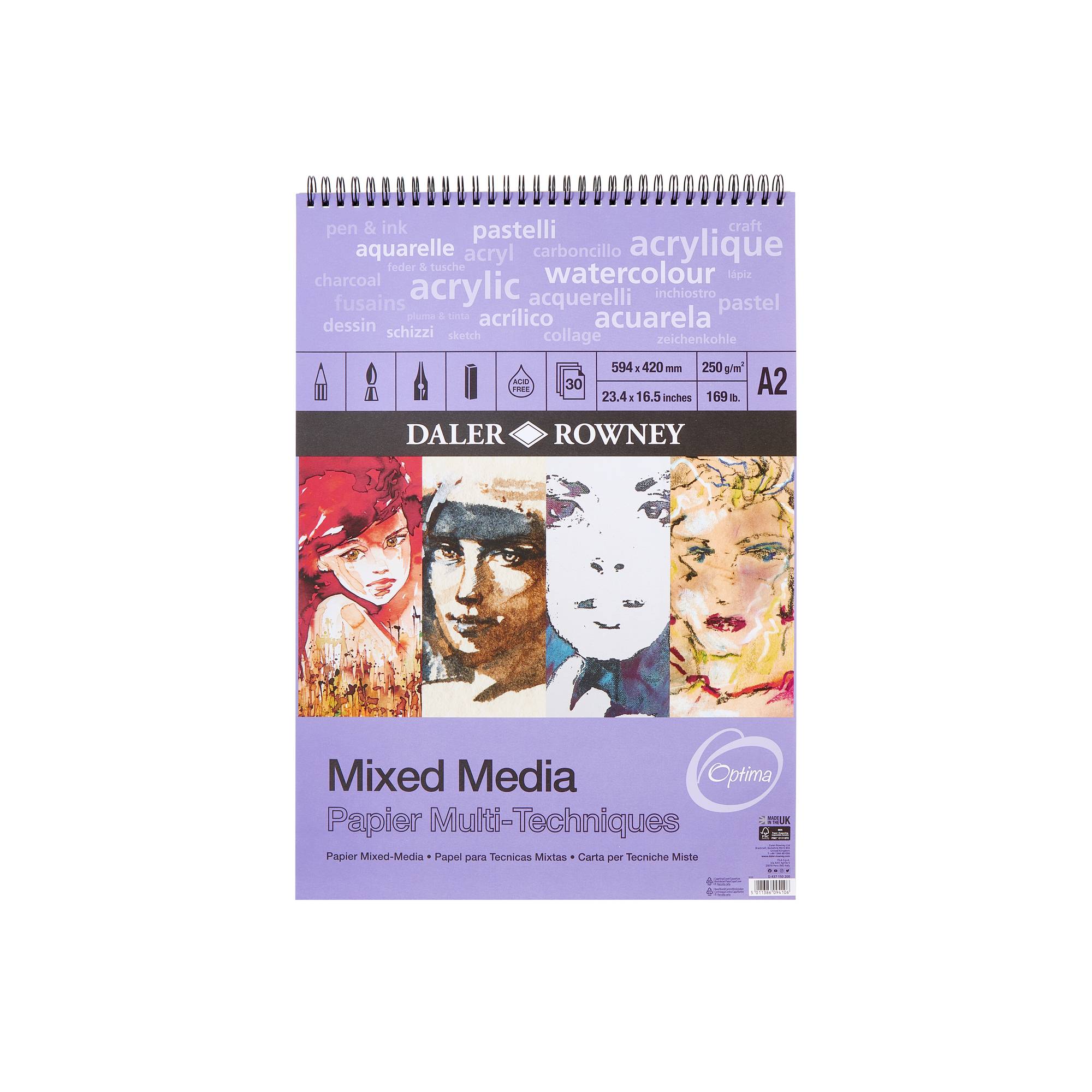 Daler-Rowney Mixed Media Sketchbook A2