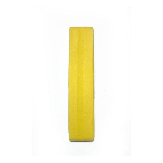 Canary Poly Cotton Bias Binding 25mm x 2.5m