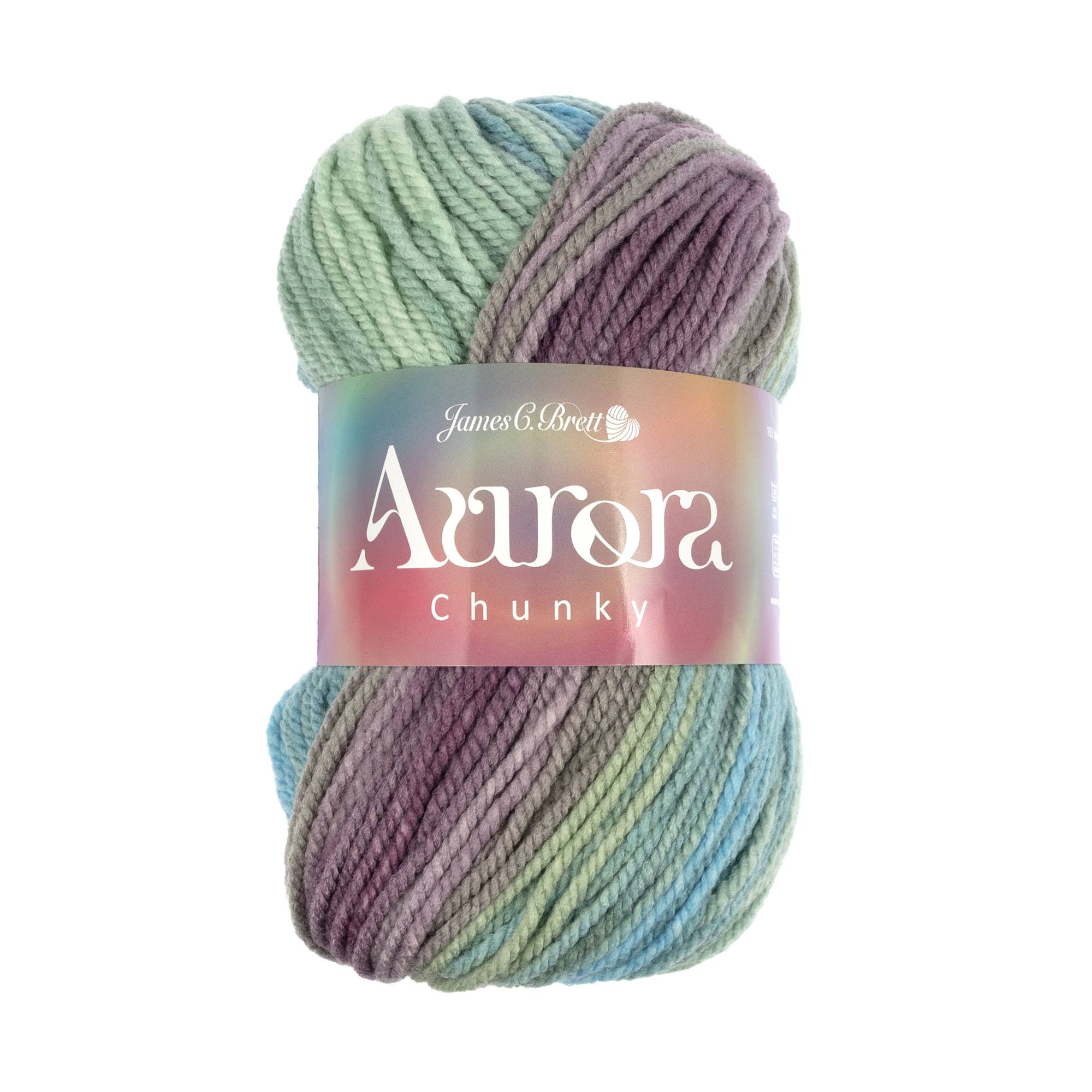 James C Brett Garden Slate Aurora Chunky Yarn 100g