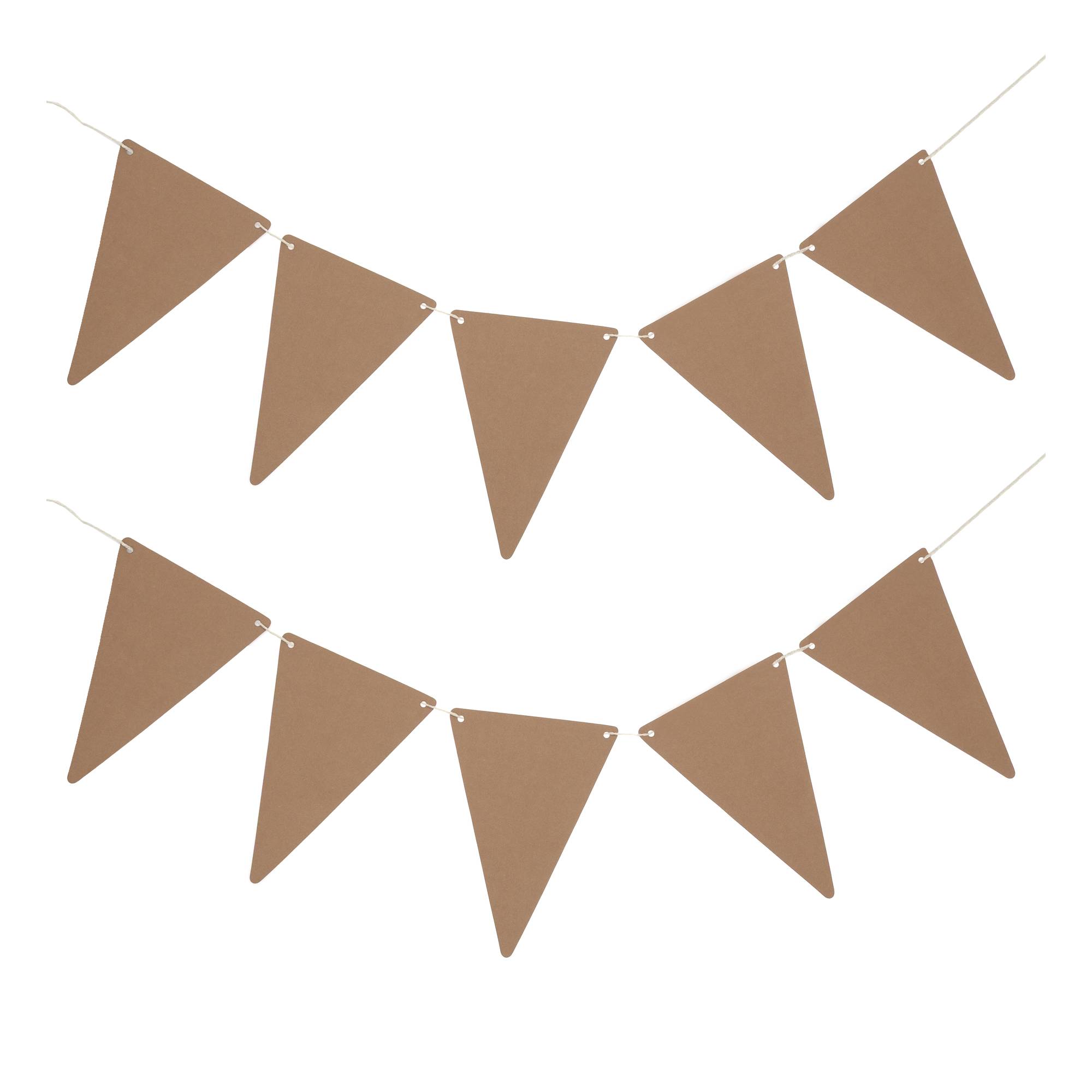 Kraft Paper Bunting Kit 5m