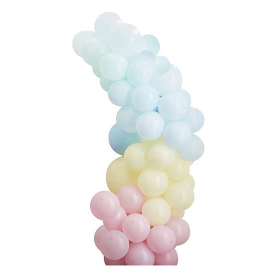 Ginger Ray Rainbow Pastel Balloon Arch