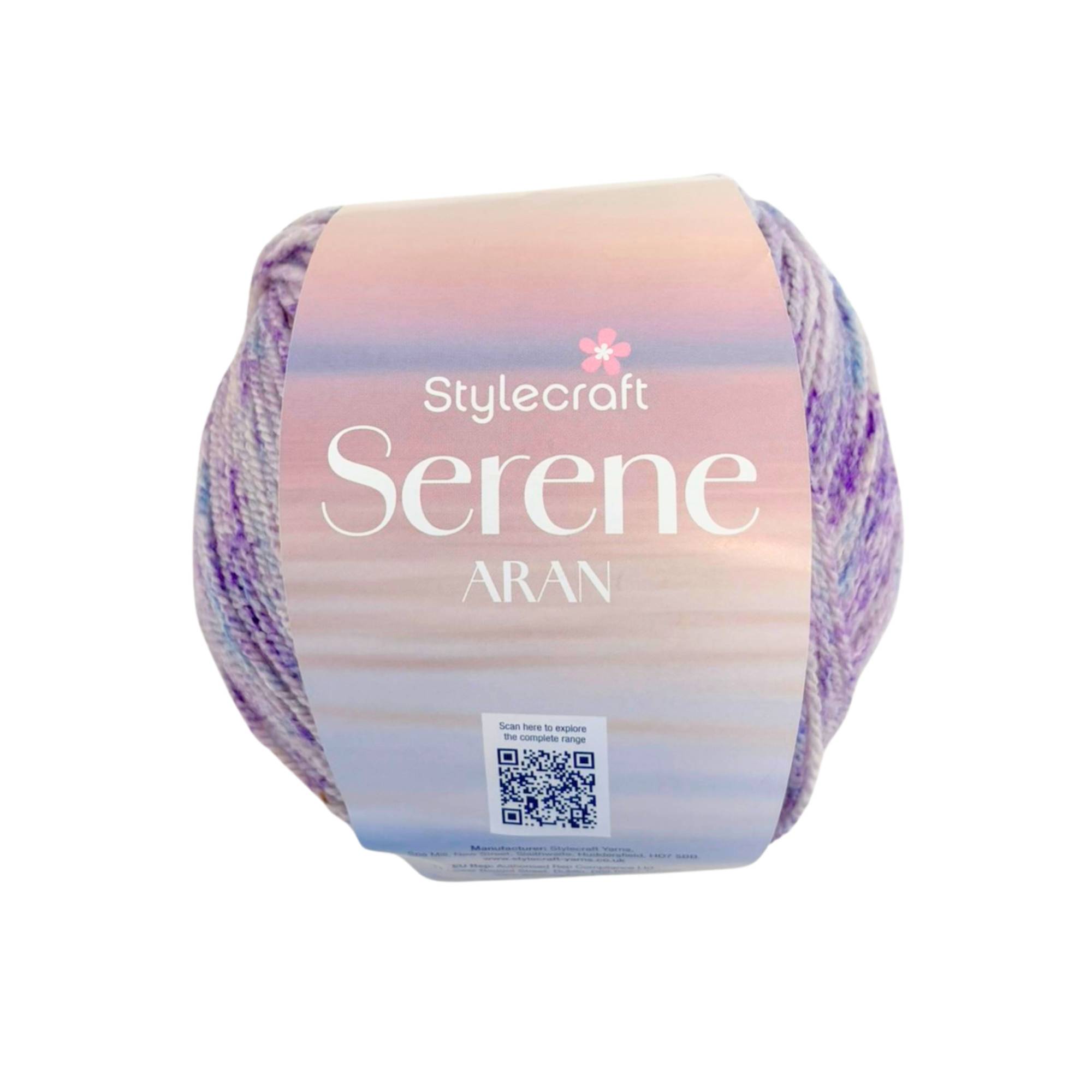 Stylecraft Placid Purple Serene Aran 100g