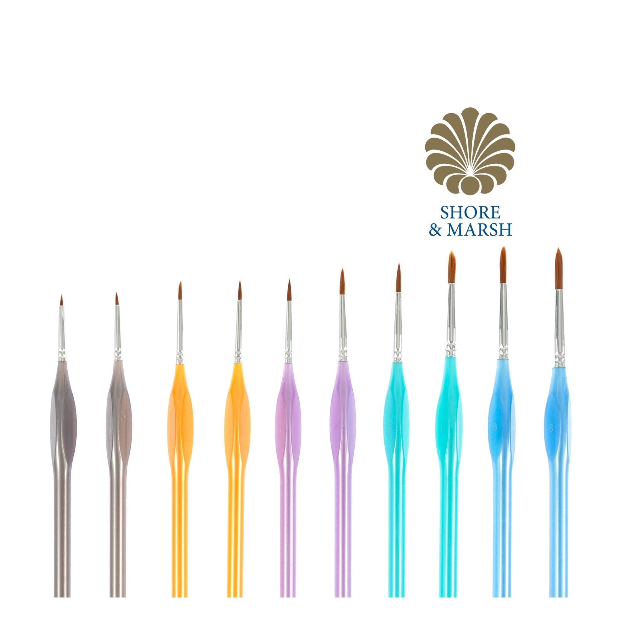 Shore & Marsh Detail Brush Set 10 Pack
