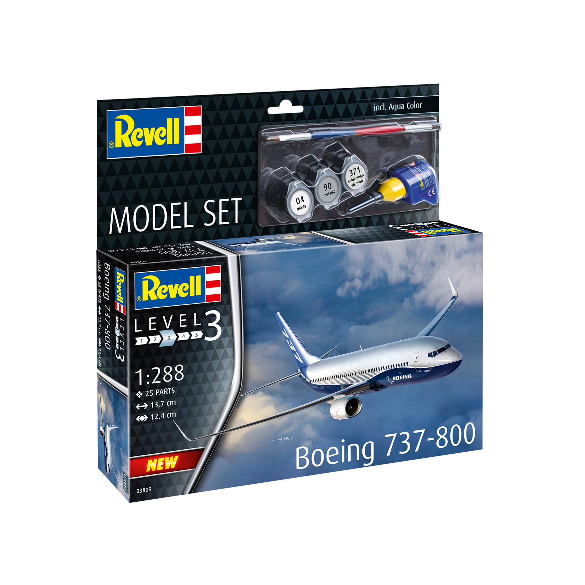 Revell Boeing 737-800 Model Set 1:288