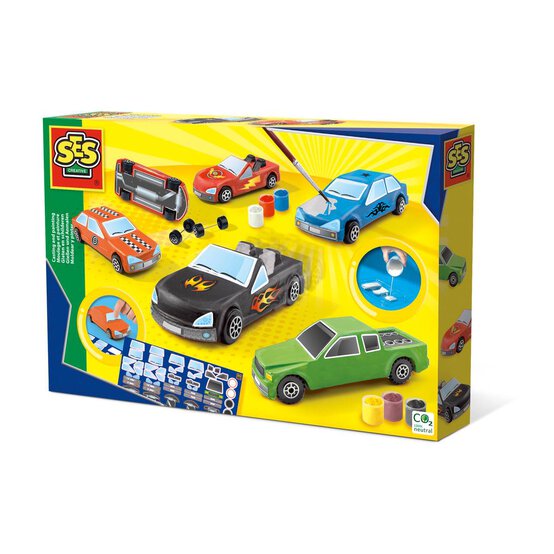 SES Creative Cars Cast and Paint Set
