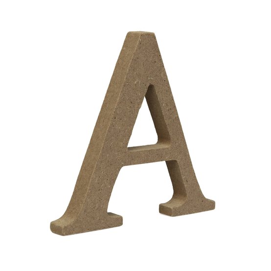 MDF Wooden Letter A 8cm